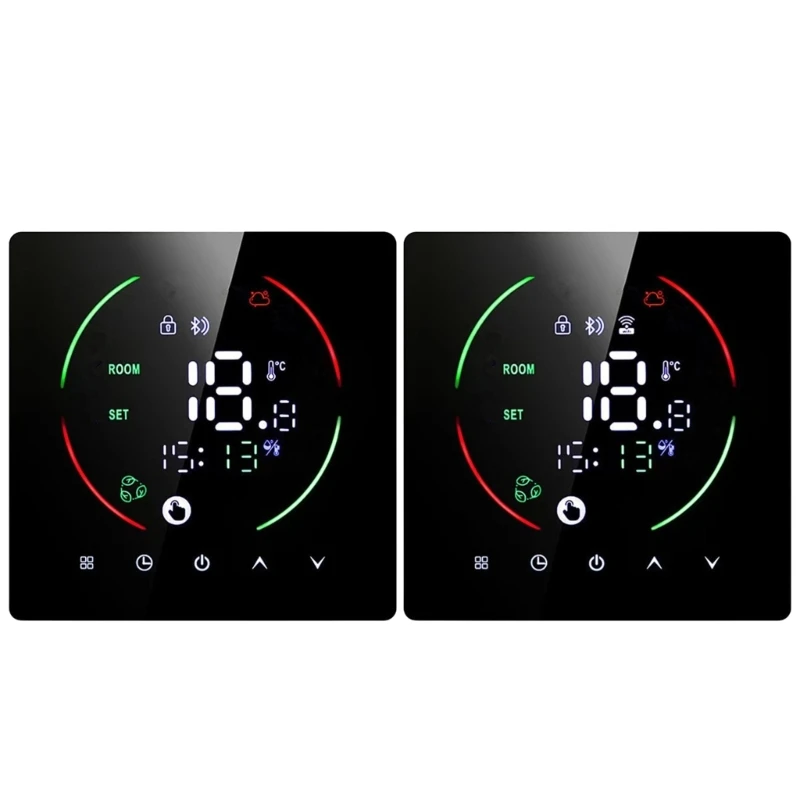 Intelligent Thermostat Touch Screen Programmable Temperature Controller Electric Heating Temperature Remote Controller