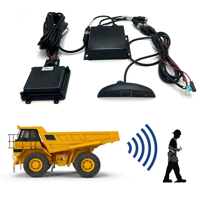 40 Meters Adjustable APP Control 77GHZ Waterproof Reversing Parking Microwave Radar Sensor for Mining Truck