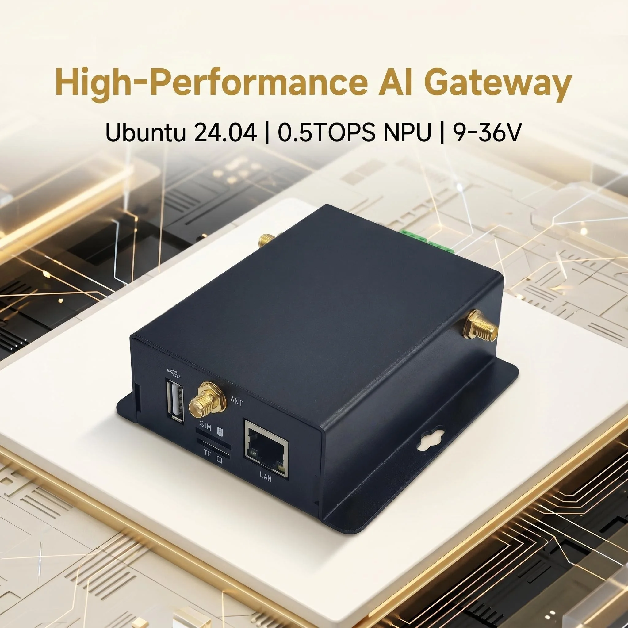 TM-CP1B Industrial Gateway 4G LTE Modbus TCP/IP RS485 RS232 LoRa Ethernet DIN Rail IoT Gateway for PLC Remote Monitoring