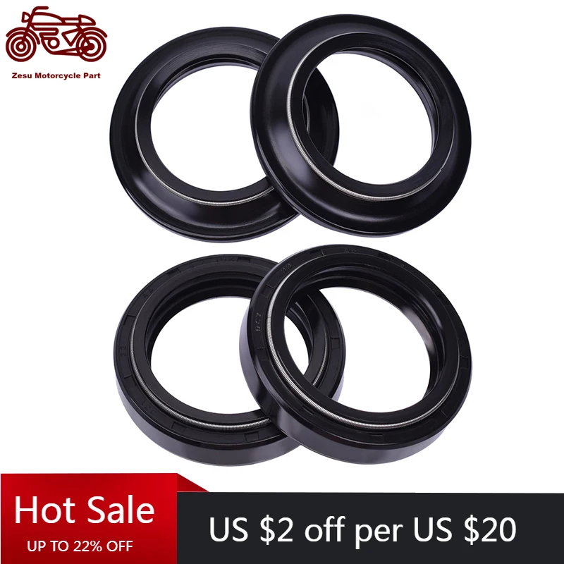 33X45X8 Front Fork Damper Oil Seal and 33x45 Dust Cover Lip for Honda SH125 SH150 for Suzuki TS185 RV125 for Kawasaki KX80 KX 80