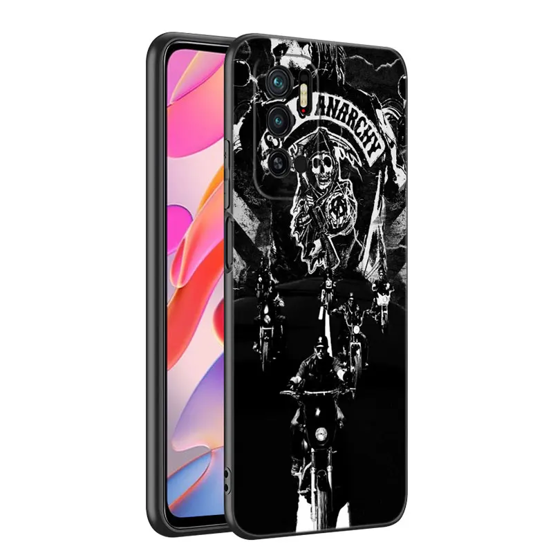 Sons of Anarchy TV Black Silicone Phone Case For Xiaomi Mi 9 SE 8 10T 11 12 13 Lite 9T 11T 12S 12T 13T 14 Pro 5G NE 11i 12X