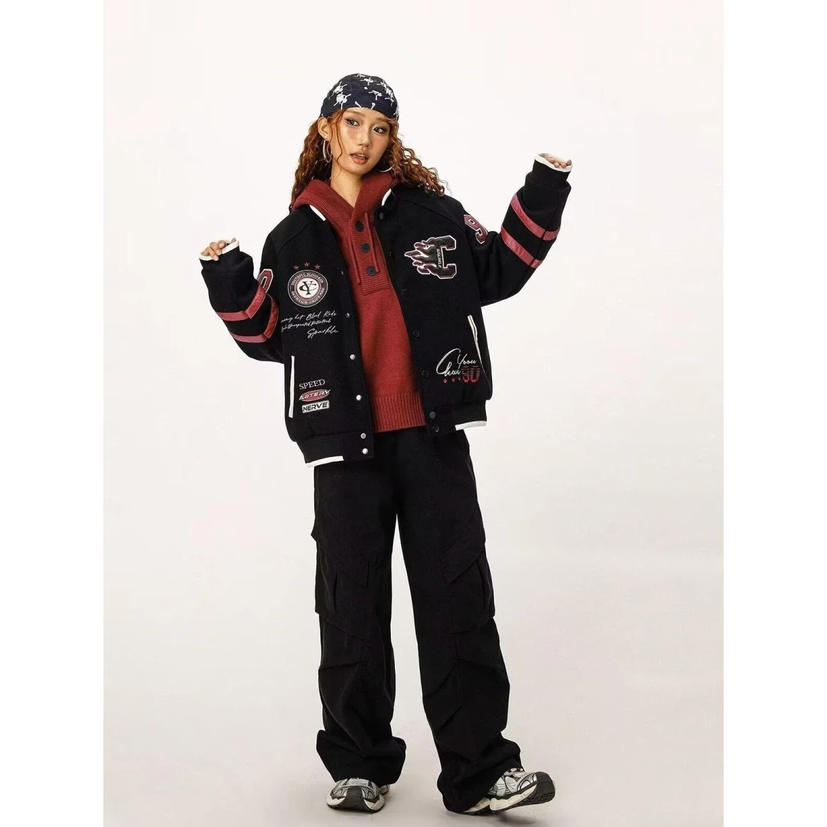 Chaqueta Hoada para Hombre, Primavera-Otoño 2024, Estilo Urbano, Estilo Hong Kong, Tendencia Urbana, Versión Coreana Harajuku