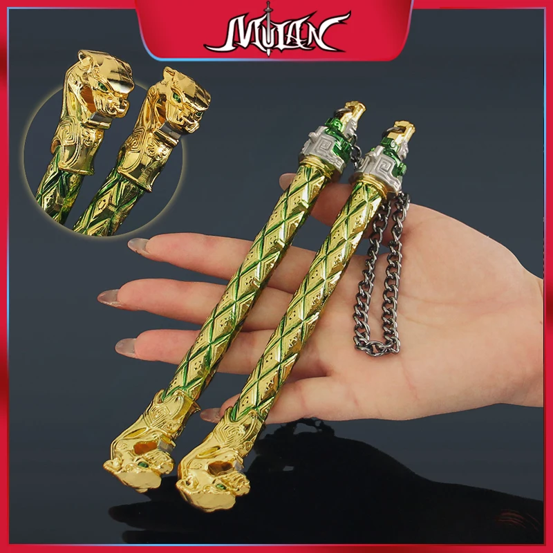 

Naraka: Bladepoint Game Peripherals Nunchaku Metal Craft Weapon Model Collectible Desk Ornaments Cosplay Prop Gift for Boy Toy