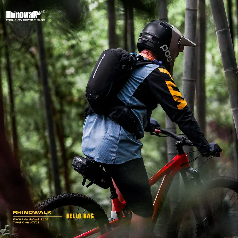

Рюкзак для велоспорта Rhinowalk, многофункциональный спортивный рюкзак на открытом воздухе, альпинизм, пеший туризм, MTB, дорожный велосипед, сумка для гидратации, сумка для велосипеда 12 л