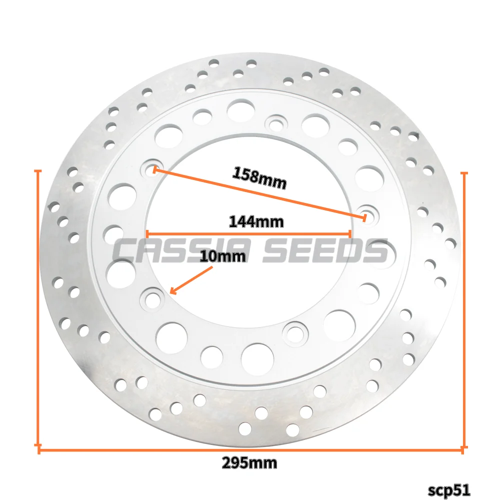 Motorcycle front brake disc for Honda NV 400 Steed VT 600 CN Shadow Custom 1993 VT 600 Shadow Custom 1994-2000