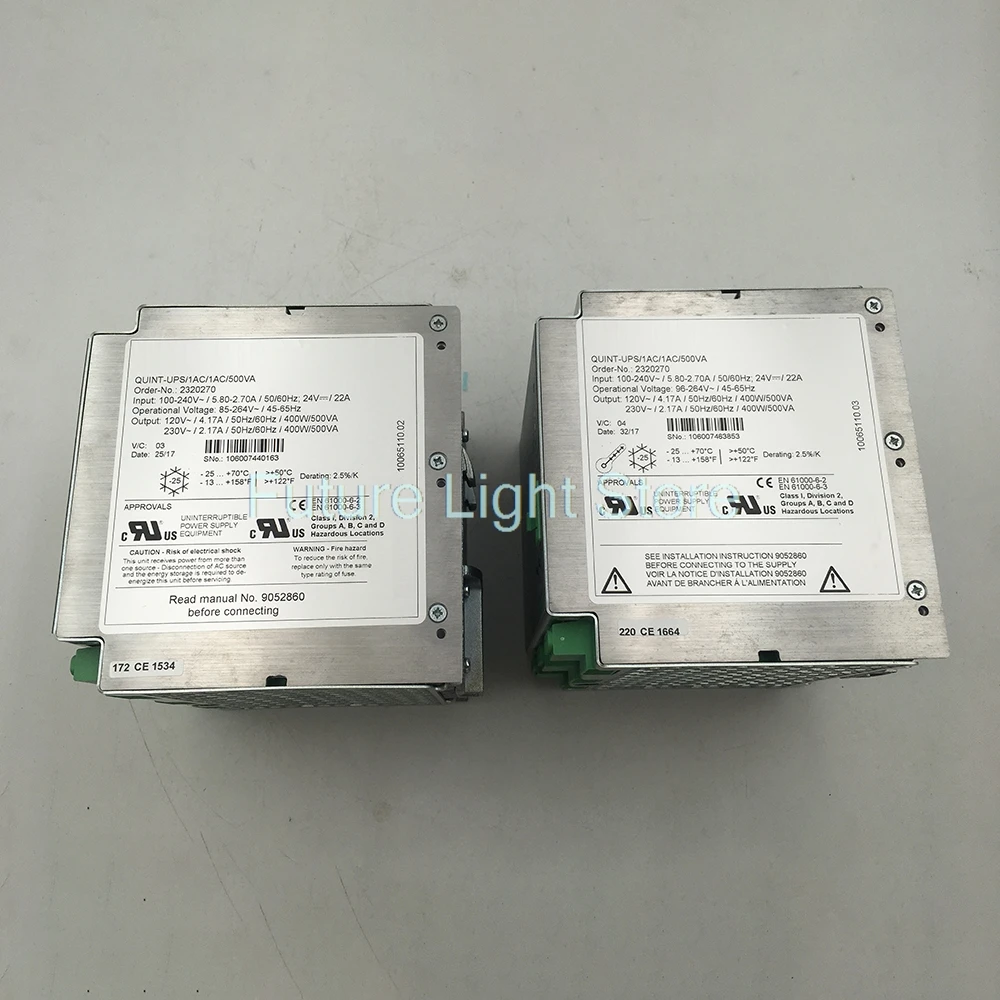 

1 шт. блок питания QUINT-UPS/1AC/1AC/500VA 24 В 2320270 быстрая доставка оригинал