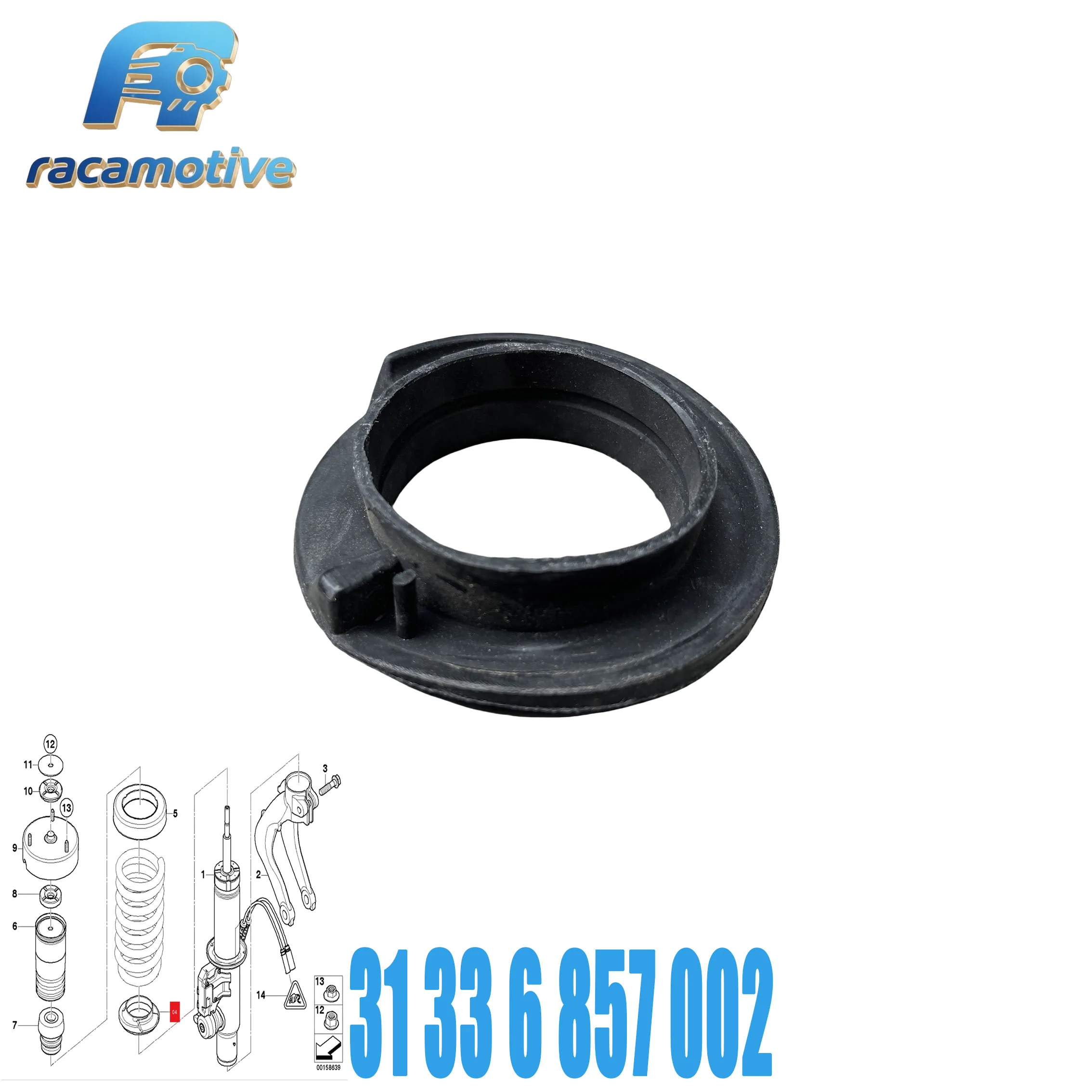 31336857002 31336851593 31336771513 for BMW X5 E70 F15 F85 X6 E71 E72 F16 F86 Front Shock Absorber Lower Spring Pad.