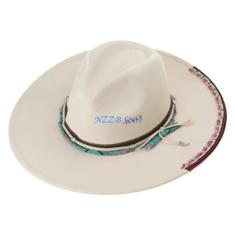 

T21F Elegant Distressed Fedoras Hat Unisex Gentleman Carnivals Festival Magicians Hat Comfortable Fedoras Hat for Performance