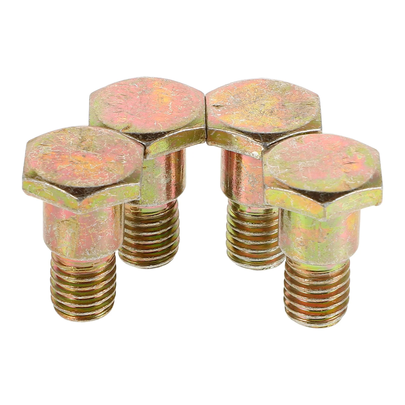 

4pcs Side-stand Screws Motorcycle Foldable Foot Pegs Support Lightweight Durable Iron Material Stable Parking Rack Accessories