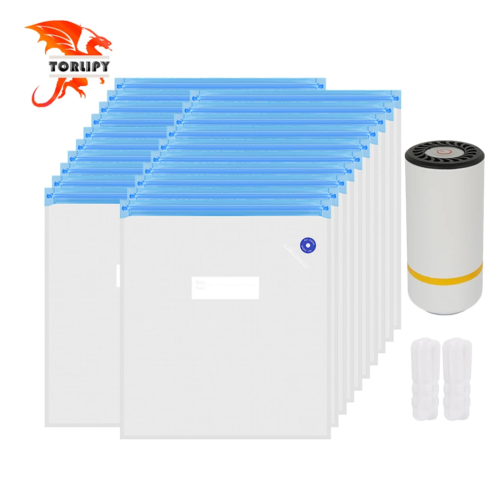 

1-30 пакетов для хранения нити, вакуумный мешок, 3D-принтер PLA/ABS/PETG, сушилка для нити, безопасная, влагостойкая для деталей 3D-принтера