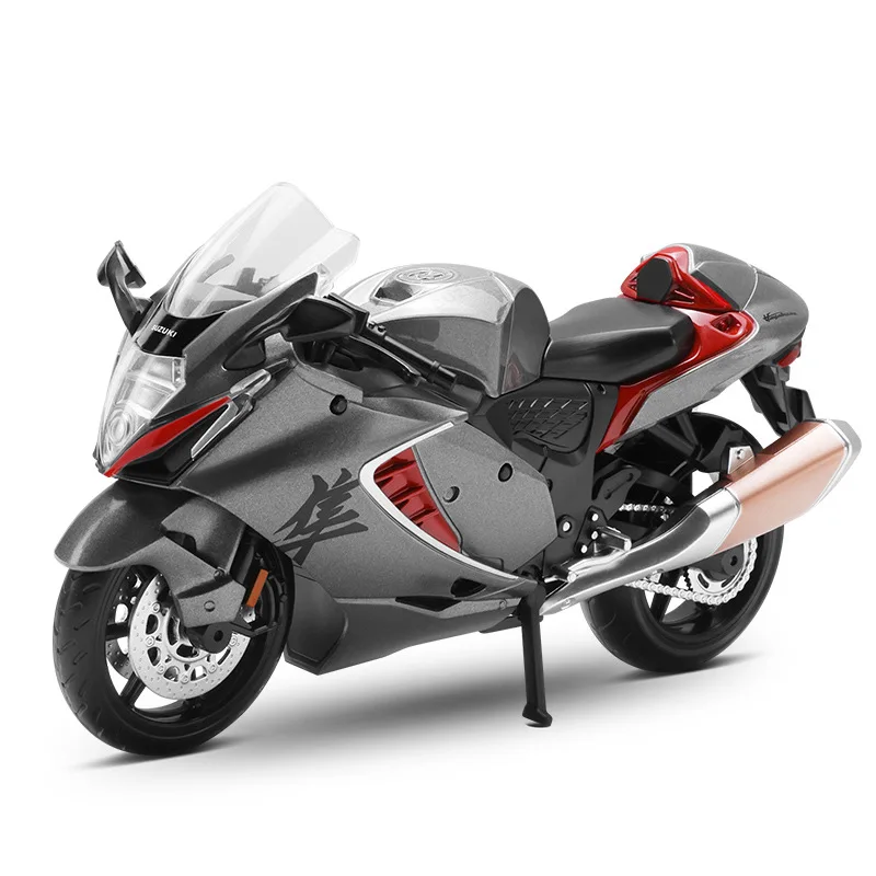 Simulation 1:12 Falcon Alloy Motorcycle Model Steering Shock Absorber Car Decoration Light Luxury Alloy Diacast Cast Car Modle