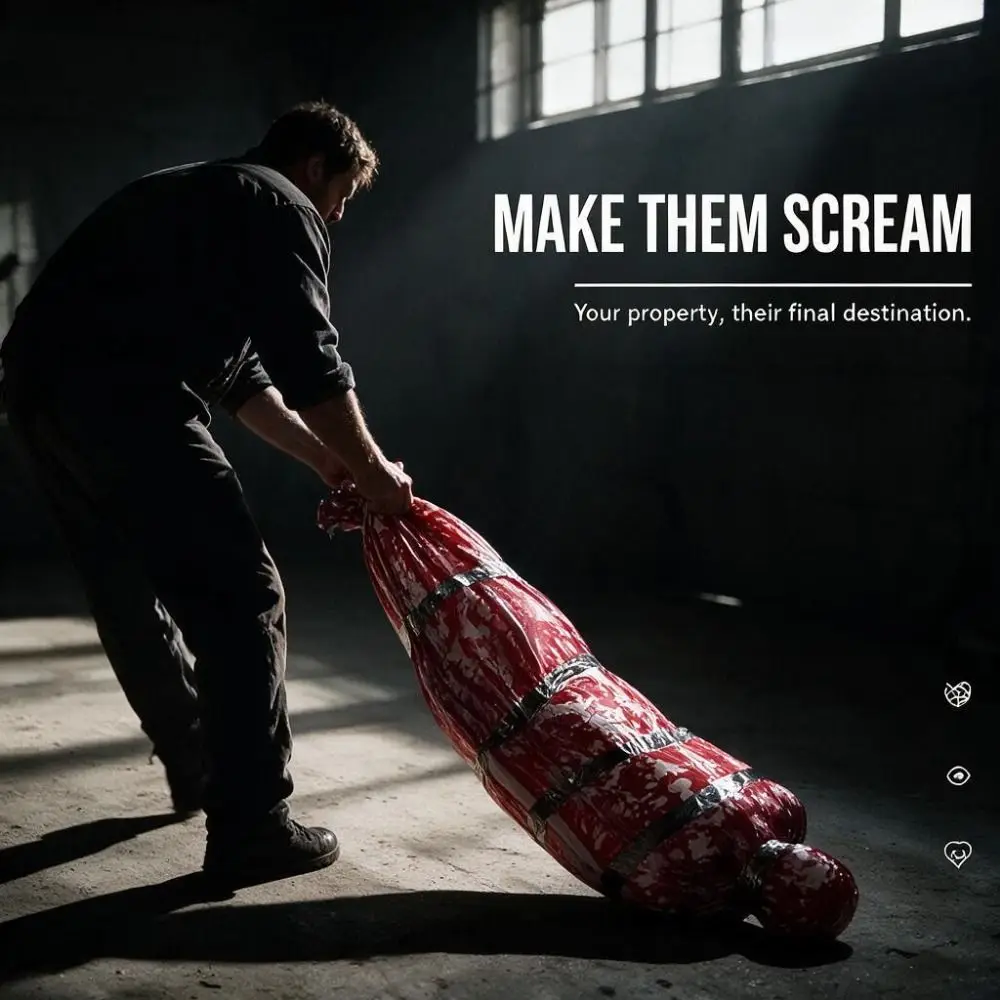 Realistic Fake Corpse Decor Creepy Red Bloody Inflatable Corpse Prop Scary Waterproof Hanging Dummy Prop Halloween Decoration