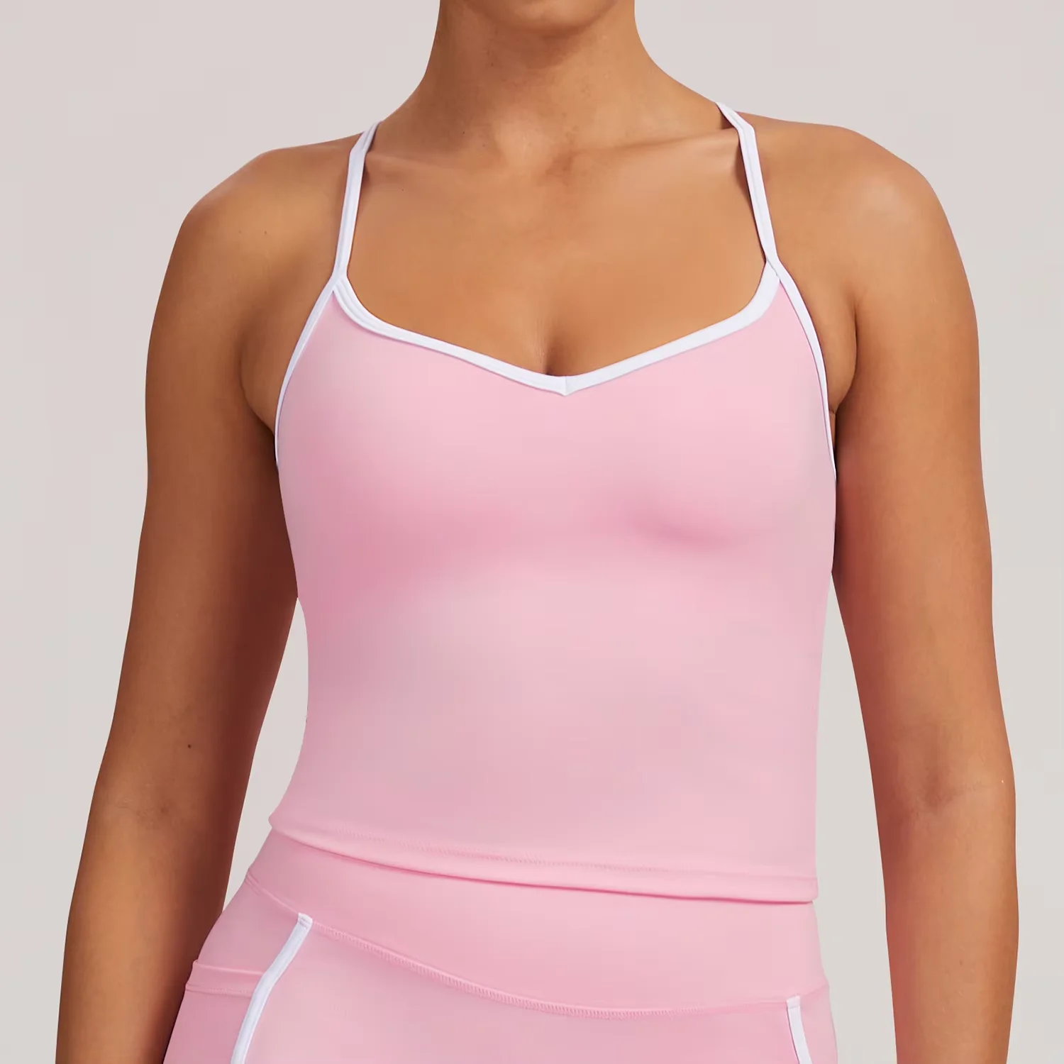 Women's Racerback Sports Bra Breathable Lightweight Moisture Wicking Yoga Top for Running & Gym