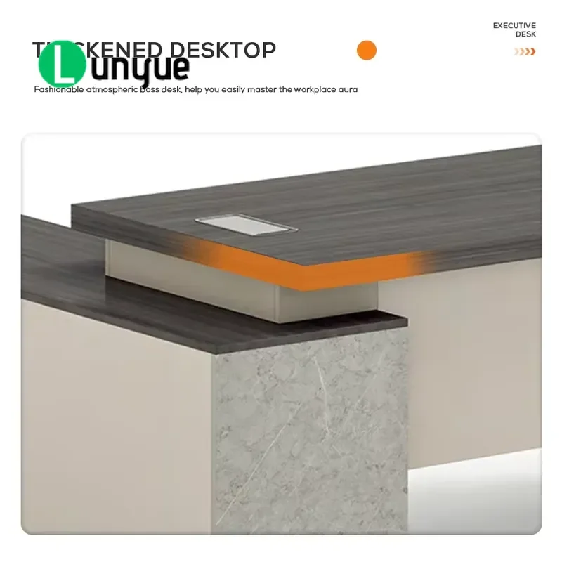 Modern White Desk with Drawers Corner Computer Table for Home Office Study Room Compact Writing Workstation Space Saving