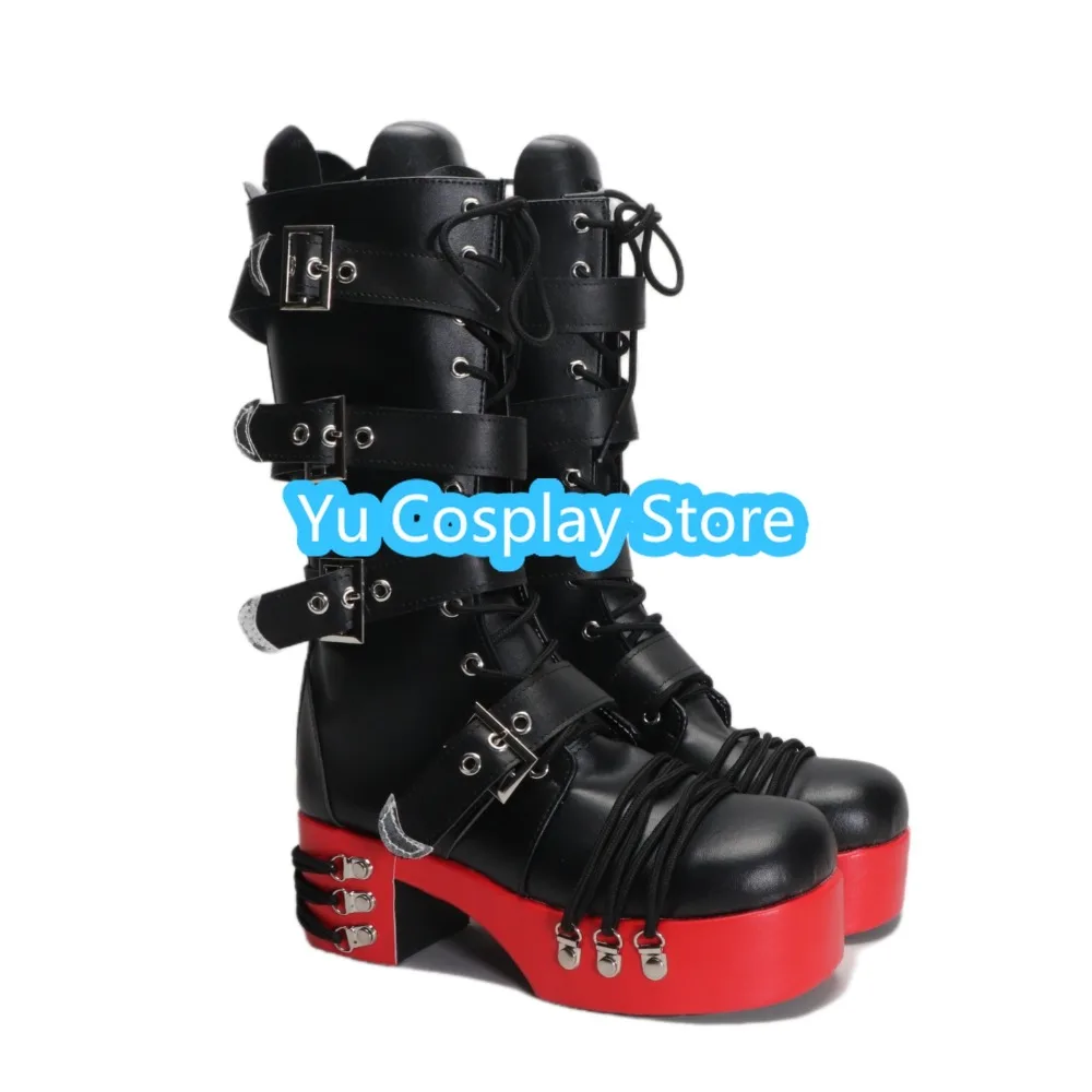 

Yu Косплей Магазин Мари Роза Обувь для косплея Аниме Обувь для косплея Сапоги Костюмы на Хэллоуин Реквизит