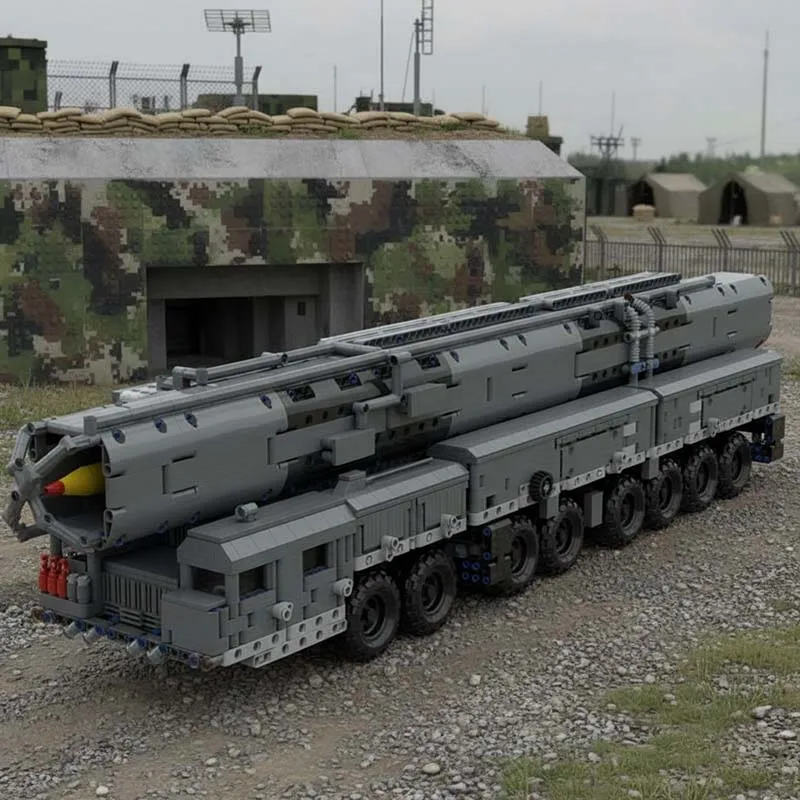 4360 STUKS Oorlogsserie MZKT-79221 met RS-12M Topol-M - SS-27 - Sickle MOC Aanpasbare Modulaire Bouwblok DIY Speelgoed Verjaardagscadeau