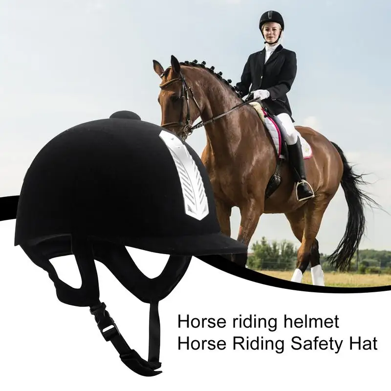 Horse Riding Headgear Women Men Adjustable Horse Riding Headgear Equestrian Sports Enthusiasts Breathable Safety Hats For Ice