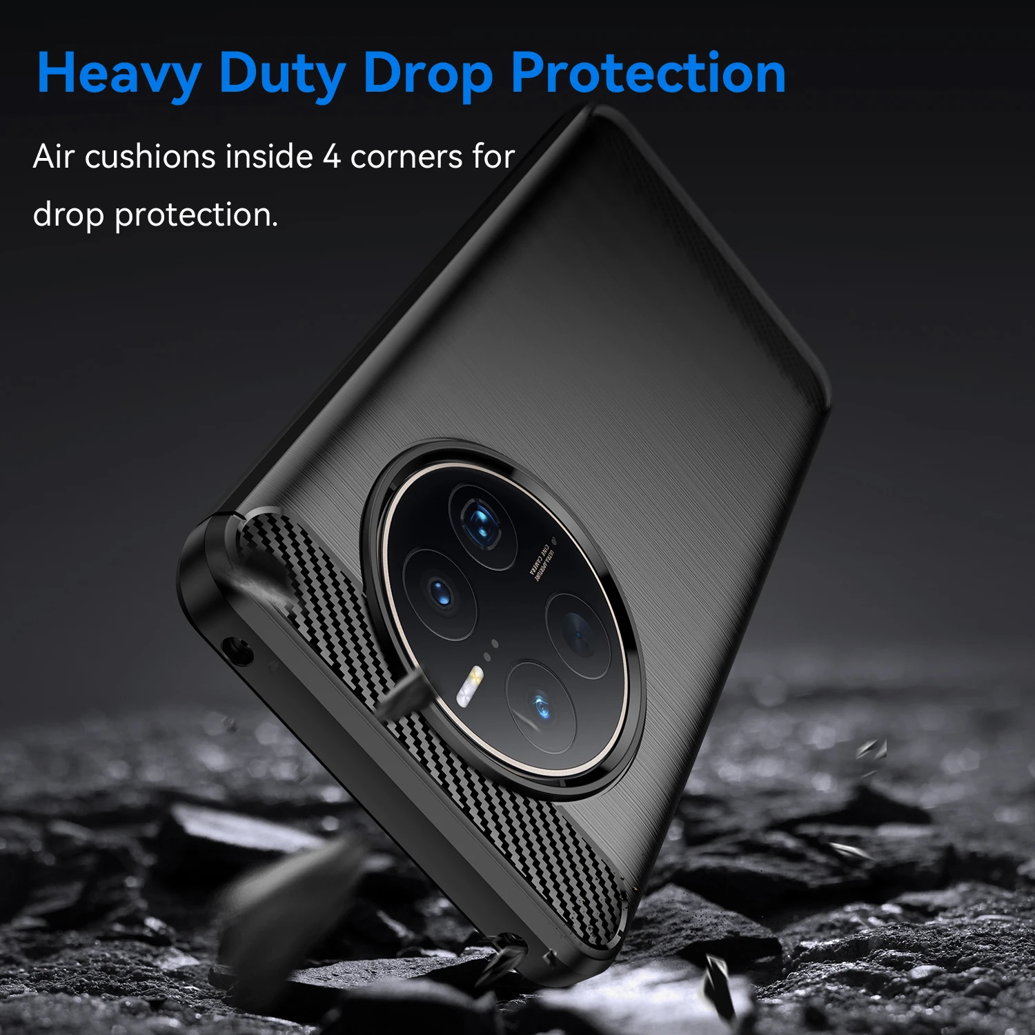 Soft Silicone Case for Huawei Mate 50 60 40 30 20 10 Pro 50E 40E 20X Carbon Fiber Phone Cover for mate 20pro 10pro 60pro plus view 6