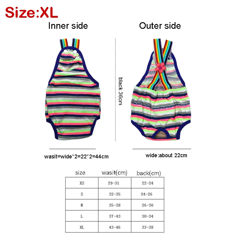 Pets Dog Diaper Washable Female Dog Shorts Panties Menstruation Underwear Briefs Physiological Pant Sanitary for Pets Supplies