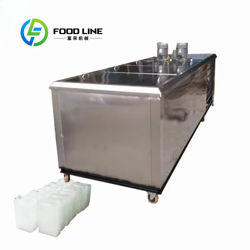 Customized Commercial Ice Block Making Machine Brick Ice Maker for Cold Drink Shop Beverage Factory Industrial Use