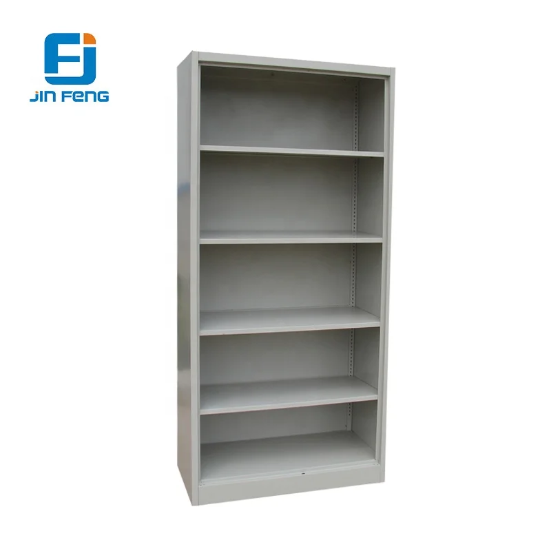 Open Shelf Steel Library Magazine Rack Office Filing Cabinet