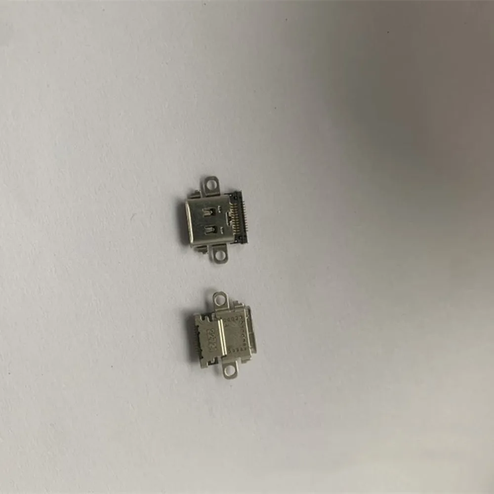 100PCS ชาร์จพอร์ตซ็อกเก็ตสําหรับสวิทช์/สวิทช์ OLED/สวิทช์ Lite คอนโซล Power Connector Type-C ซ็อกเก็ตพอร์ต