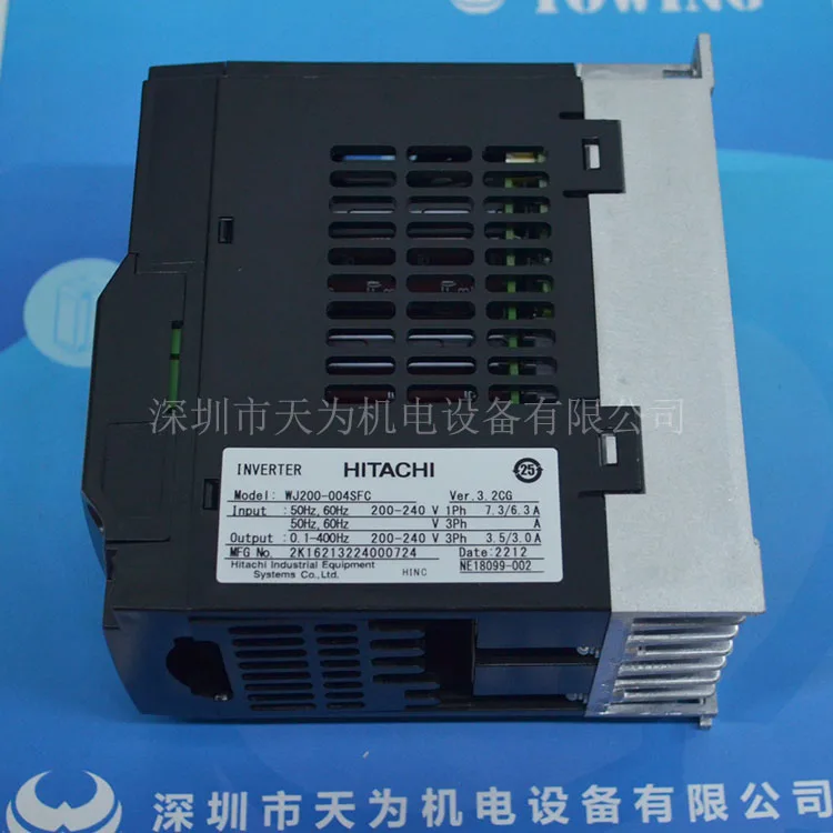 【 Original/one-year Warranty 】 HITACHI Hitachi Frequency Converter WJ200-004SFC Single 220V 0.4KW