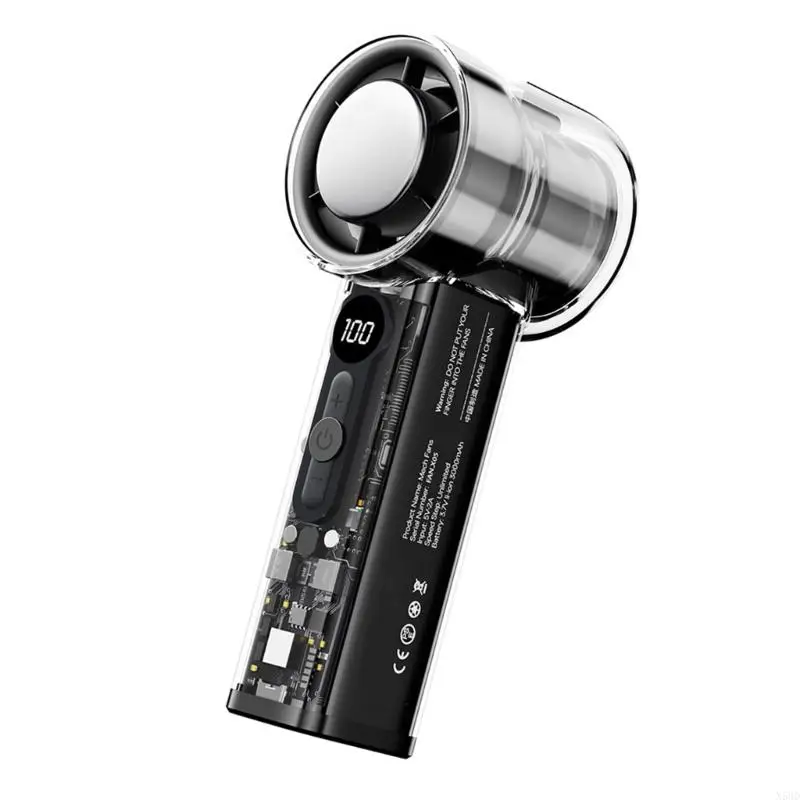 

Вентилятор охлаждения батареи 3000 мАч Портативный перезаряжаемый USB миниатюрный вентилятор для настольного использования N58D