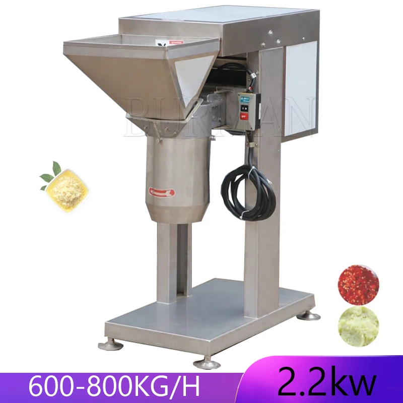 

Garlic Puree Mincing Machine Vegetable Cutting Grinder Machine Chili Carrot Fruit Paste Crusher Make Machine