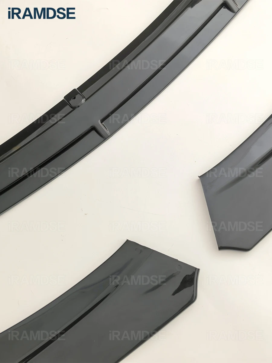 Front Bumper Spoiler for Volkswagen Passat B7 Sedan Splitter Protector Plate Lip Type D Body Kit Skirts Glossy Black view 5