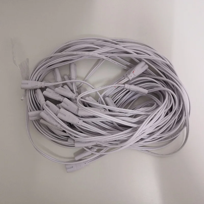 T4 T5 سلك موصل T8 أنبوبة ليد كابل محول القابس ل قوس مصباح 2 ثقب اتصال سلك مزدوج برأس سلك تطويل كهربائي سلك كهرباء كابل كهرباء طويل توصيله توصيله الطاقة توصيله كيبل الطاقه الكهرباء كيبل الطاقه الكهرباء توصيلة باور توصيل