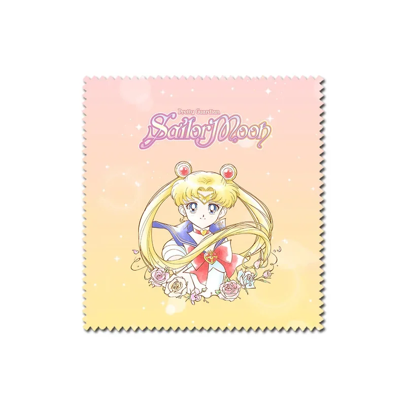 Sailor Moon Usagi Tsukino Glasses Cleaner Microfiber Cleaning Cloth for Glasses Cloth Lens Phone Screen Cleaning Wipes Wholesale