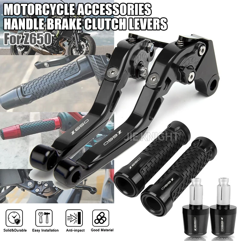 

For Kawasaki Z650 2017 2018 2019 2020 2021 Clutch Lever Brake Lever Set Foldable Adjustable Handle Levers Accessories Parts