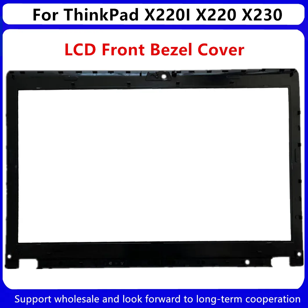 Novo para lenovo thinkpad x220i x220 x230 x230i lcd frente moldura capa com led indicador de luz placa da câmera 04w2186 04y1854