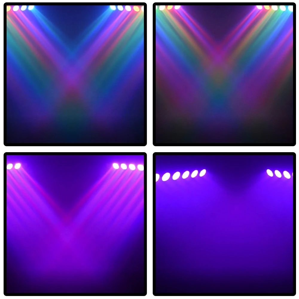 Imagem -06 - Yuer-uv Luz de Palco com Controle Dmx Design Leve Som Ativado para Boate Bar Desempenho de dj Festa 9x12w 60w Ip20