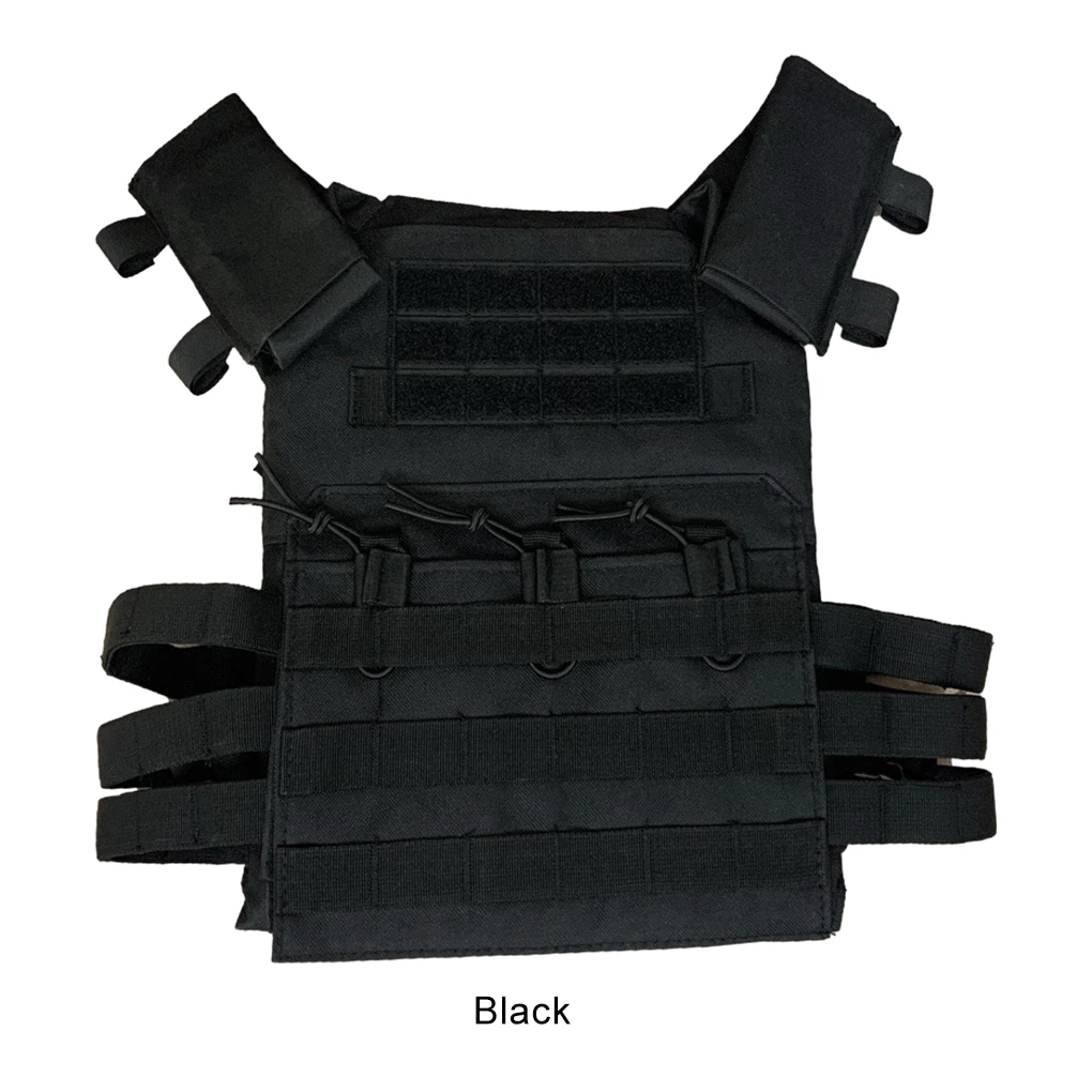 Cloth Adjustable Plate Carrier Vest Suitable For Outdoor Shooting Games Adjustable Size Airsoft Vest Sand color