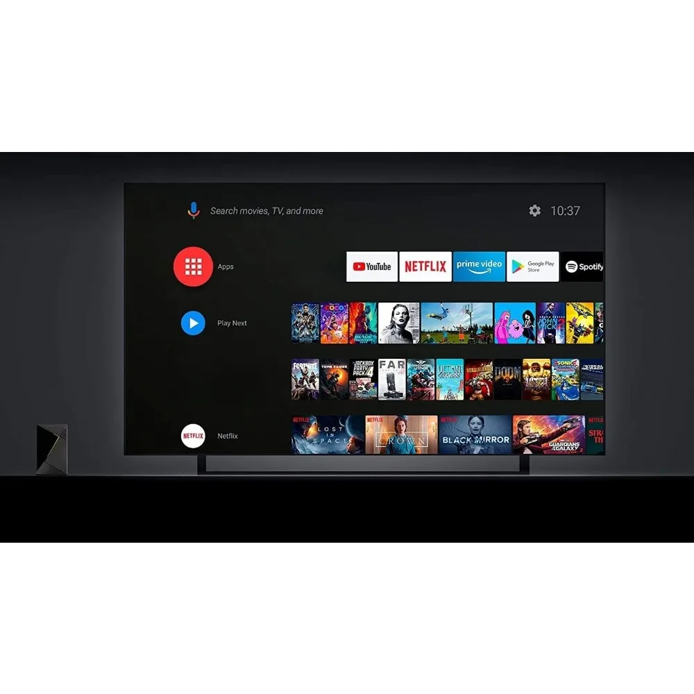 Store Best-Sellers 4K HDR Android TV Pro Streaming Media Player Dolby Vision 3GB RAM 2x USB Ports Works with Alexa
