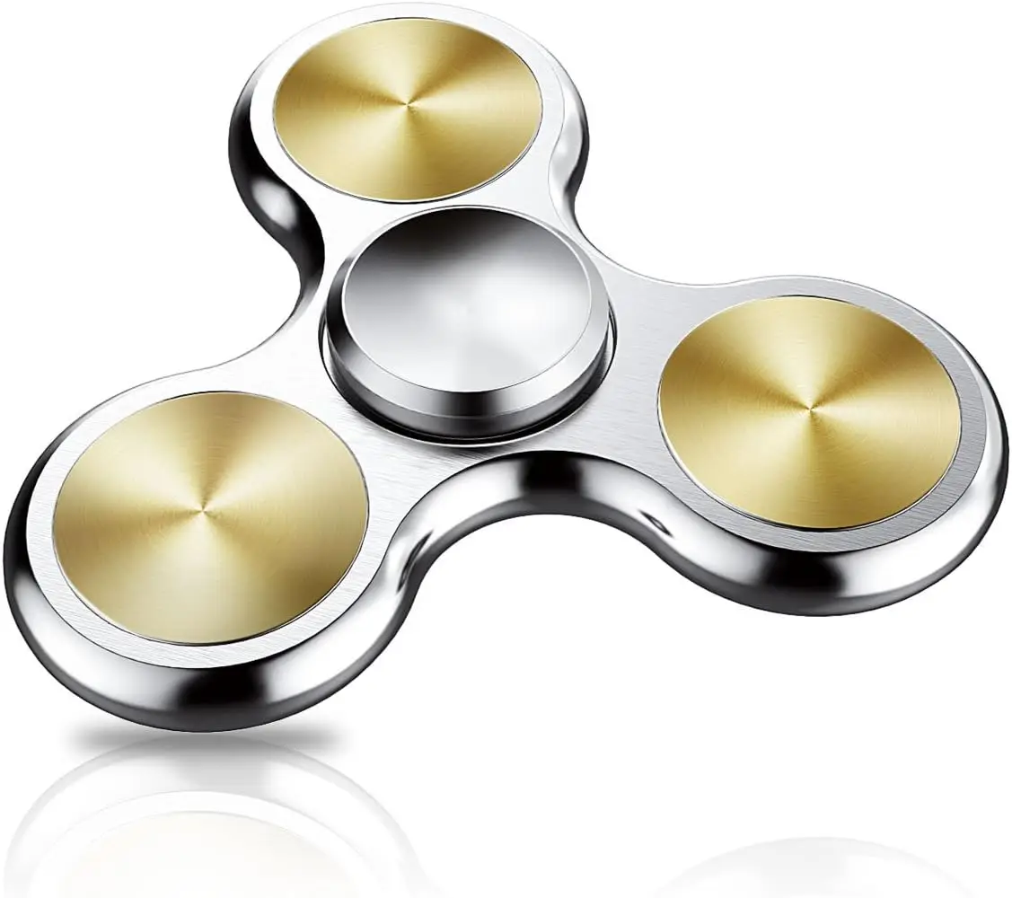 

Ultra Durable Stainless Steel Fidget Spinner, High Speed Precision Metal Toy for Stress Relief & Focus