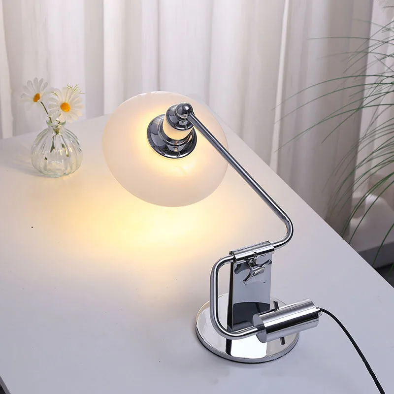 

Retro Table Lamp Study Bedroom Bedside Adjustable Glass Table Lamp Living Room Decorative Lamp