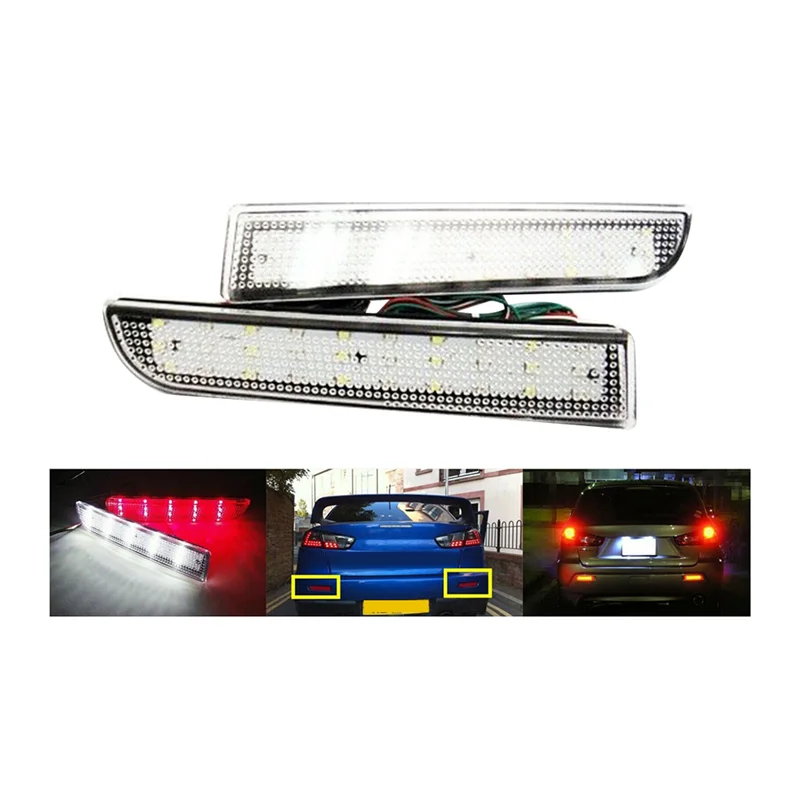 MR515740 LED Running Light Brake Light Signal Light Rear Bumper Light for Mitsubishi Lancer EVO