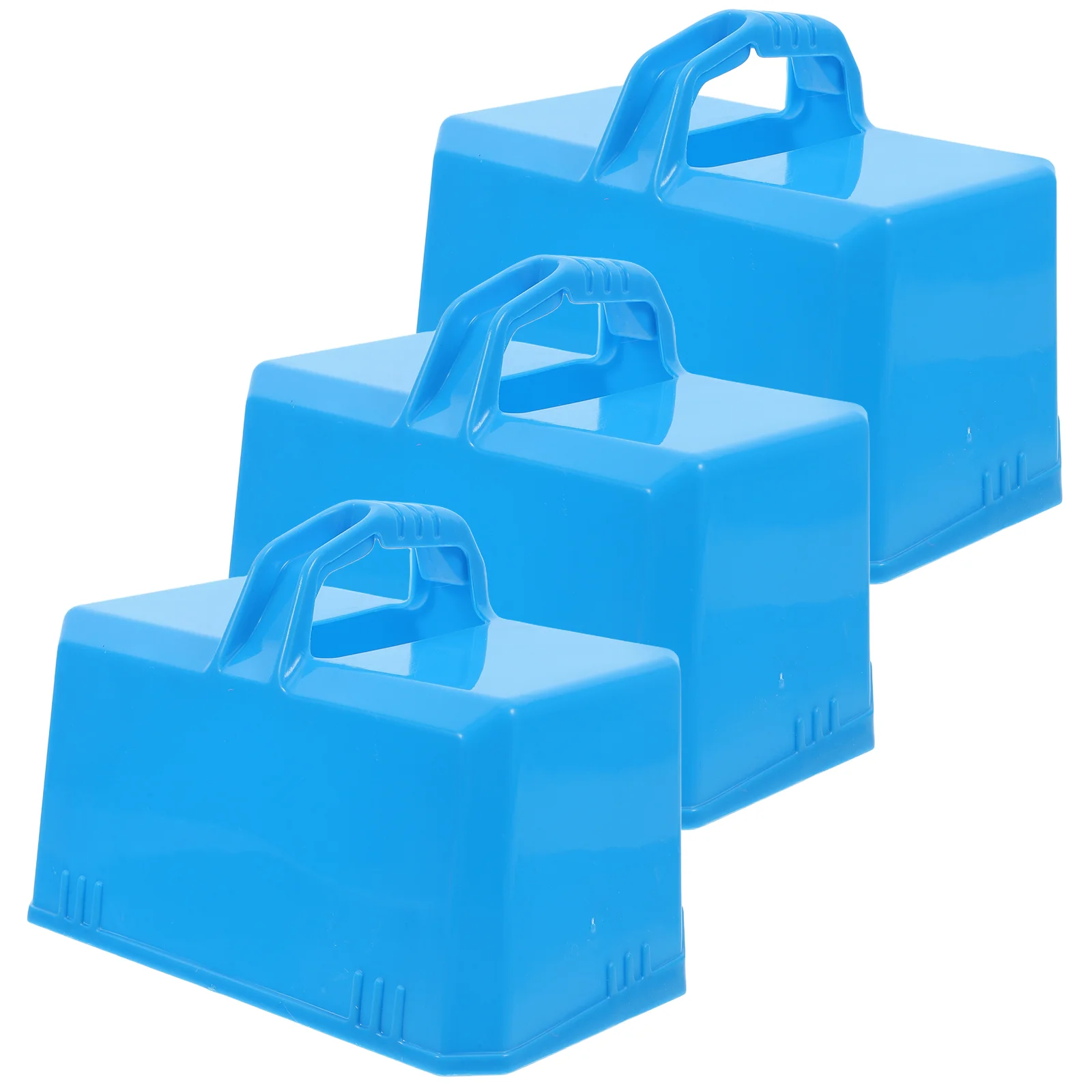 

3 Pcs Brick Model Random Color Snow Maker Sandcastle Block Molds Outdoor Winter Toy Plastic Kids