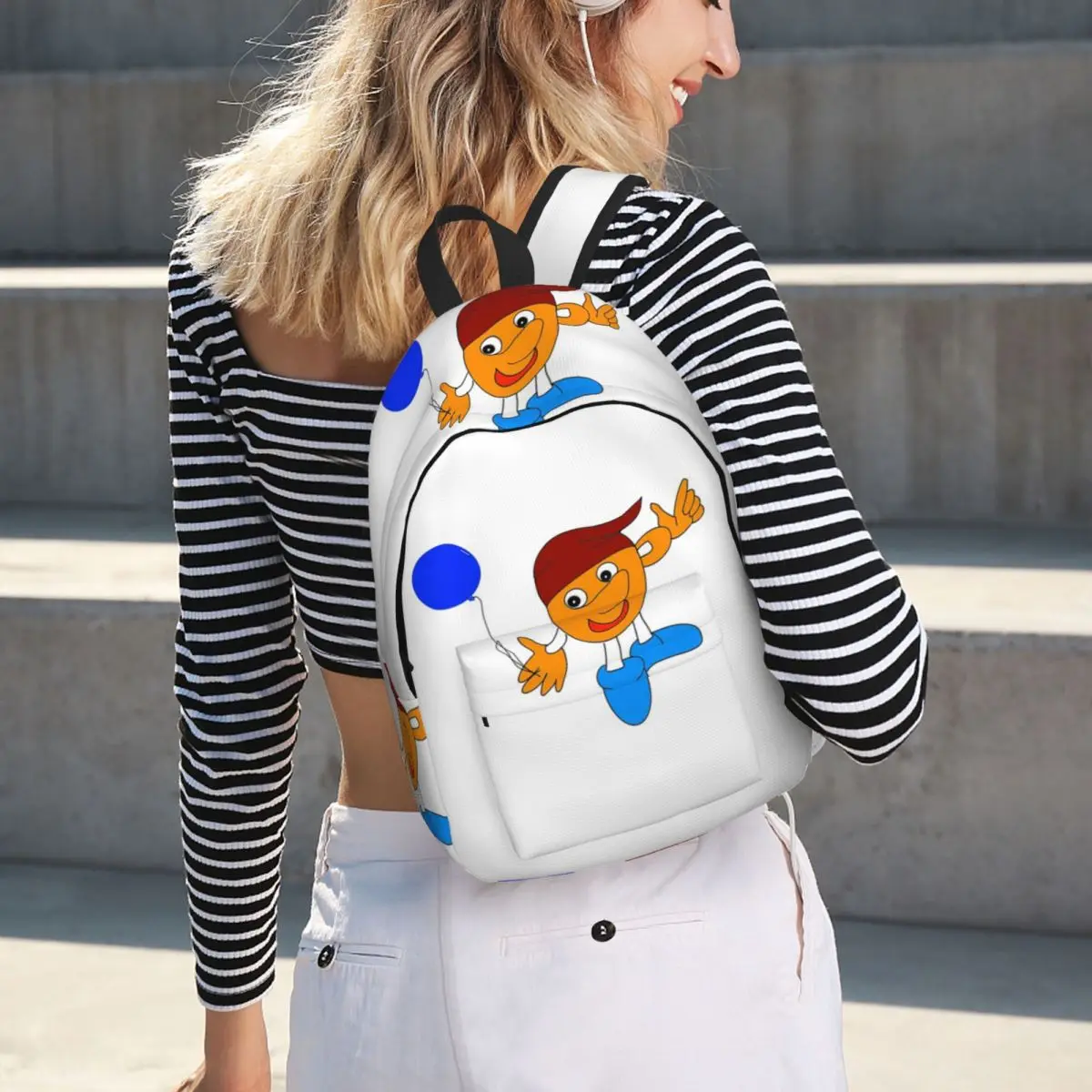 

Fun Comic Backpack Hot Sale Daypack Large Capacity Kids BookBag School Bag Shoulder Bags for Men Women