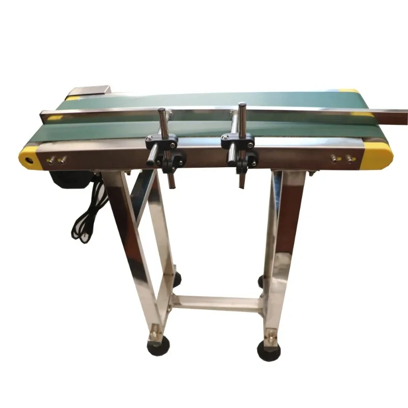 

【2026】Green Food Grade Stainless Steel Conveyor Belt Machine 2000MM 1500MM 1000MM 1200mm With Guardrail 5-30m/Min Speed Adjustab