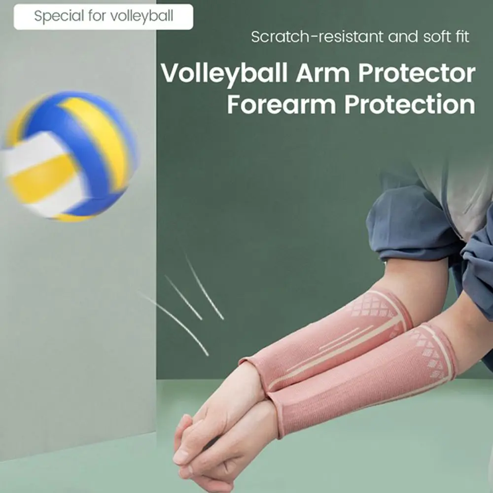 Forearm การบีบอัดแขนเกียร์อุปกรณ์กีฬาวอลเลย์บอลแขนแขนข้อมือสนับสนุนสายรัดข้อมือกีฬาแขนอุ่น