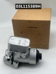 オイルフィルターハウジング,冷却部品,VWパサートTdi 2.0l 2012-14 03l115389c 03l115389h,oem,新品