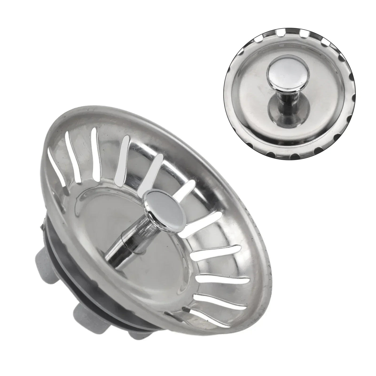 Anti Constipation Kitchen Sink Strainer Drain Easy To Clean Rinse Seamless Flow Clean And Clear Smooth Water Flow