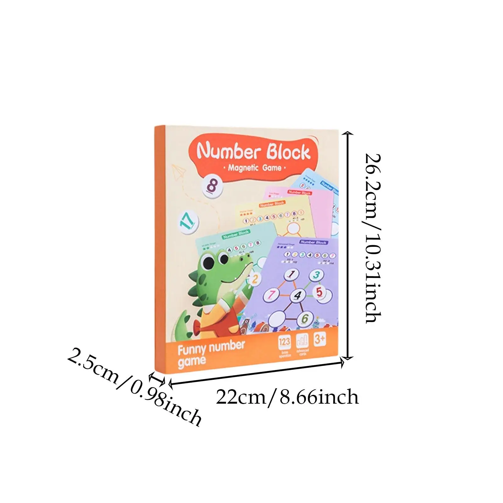 Math Game Counting Educational Toys Arithmetic Logical Thinking Magnetic Number Matrix Calculation Board Game for Kids Toddlers