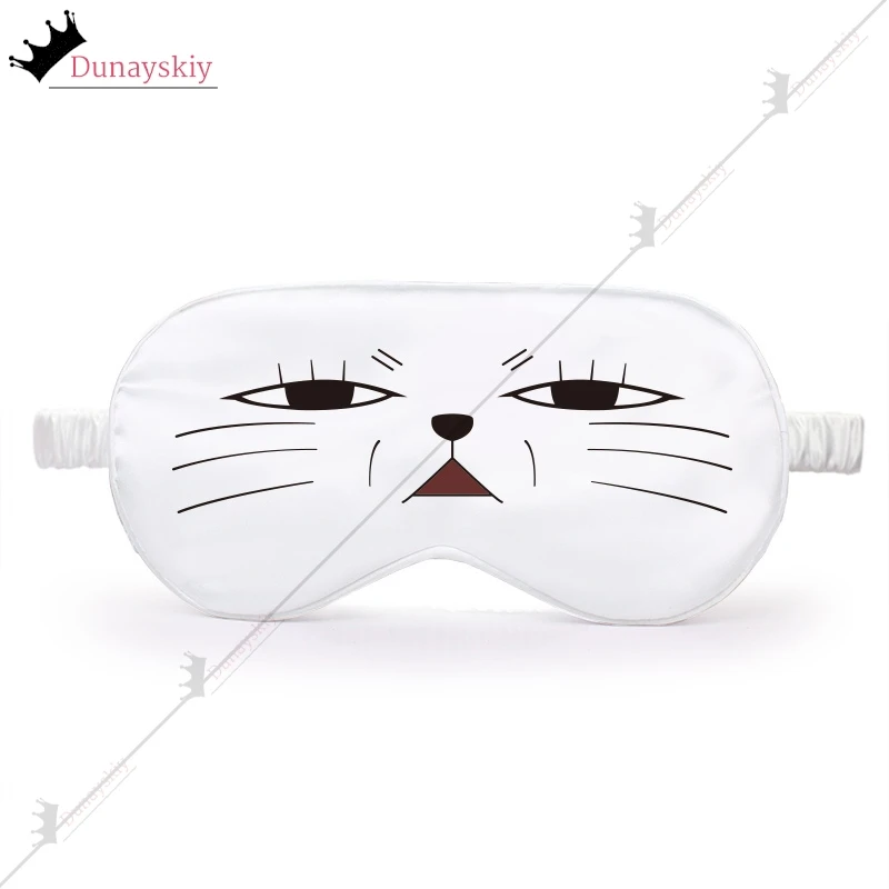 Аниме DAN DA DAN костюмы для косплея 20,5 см Lucky Cat Eye Patch Eyeshade унисекс Kawaii маска для сна для глаз Travel Relax Cover Patch