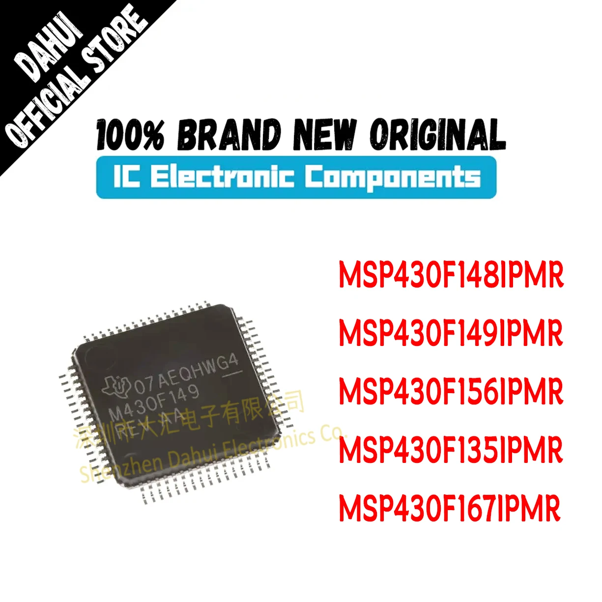 MSP430F148IPMR MSP430F149IPMR MSP430F156IPMR MSP430F135IPMR MSP430F167IPMR LQFP-64 New Original Genuine