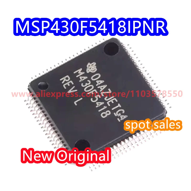 5PCS MSP430F5418AIPNR package QFP-80 16 bit mixed signal microcontroller chip M430F5418A brand new MSP430F5418IPN M430F5418